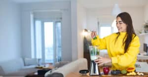 holistic occupational therapy, Portland, woman creating a healthy meal, daily living skills, mental health support